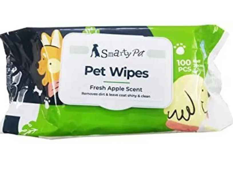 Pups&Pets Wet Pet Wipes for Dogs, Puppies & Pets - Pack of 50
